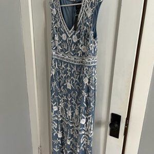 ADRIANNA PAPELL BEADED GOWN - SIZE 12 - NEW WITH TAGS